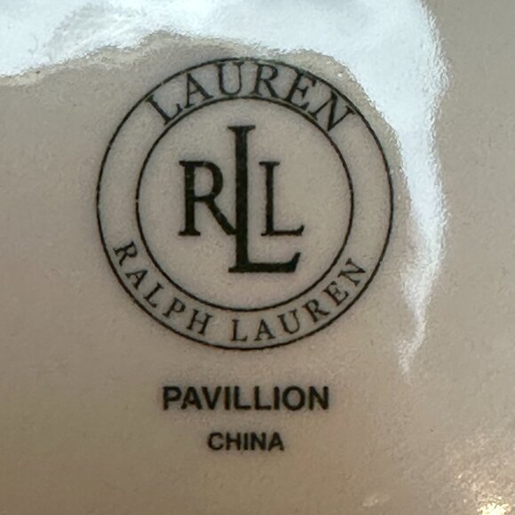 NEW Ralph Lauren RLL White 12" Pavillion China Serving Platter Plate - Picture 7 of 16